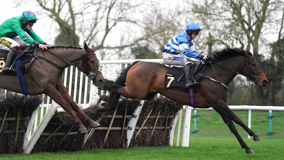 Poker Master (right) on his way to victory