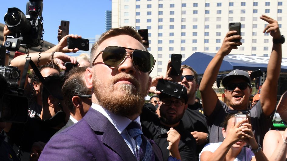 Conor McGregor arrives in Vegas