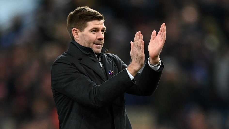 Aston Villa manager Steven Gerrard