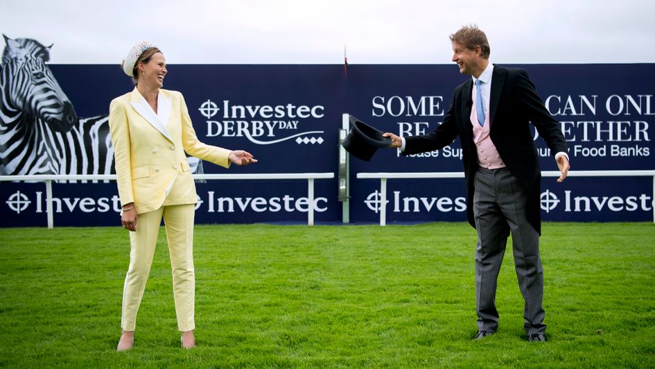 Socially distanced presenting at the Derby