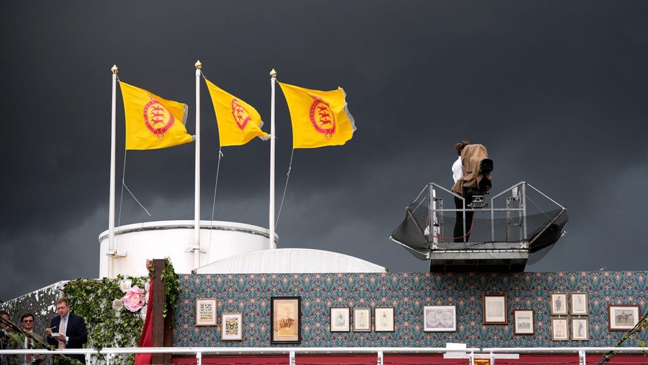 Dark clouds above Goodwood
