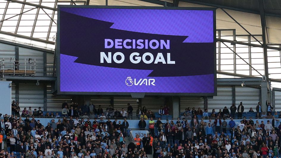 Manchester City were denied a late goal against Tottenham after a VAR review