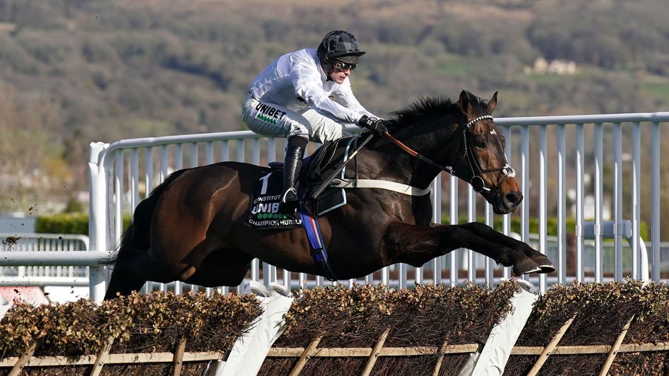 Constitution Hill flies the last in the 2023 Champion