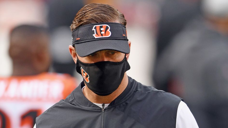 Head coach Zac Taylor of the Cincinnati Bengals