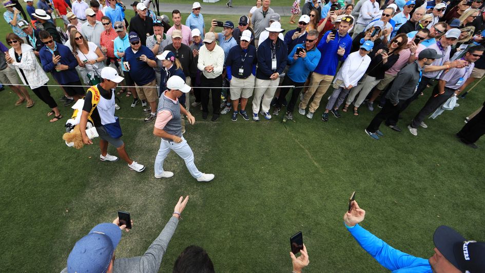 Rory McIlroy during Saturday's third round at the PLAYERS