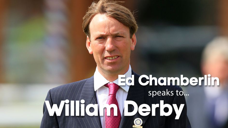 Ed Chamberlin speaks to William Derby