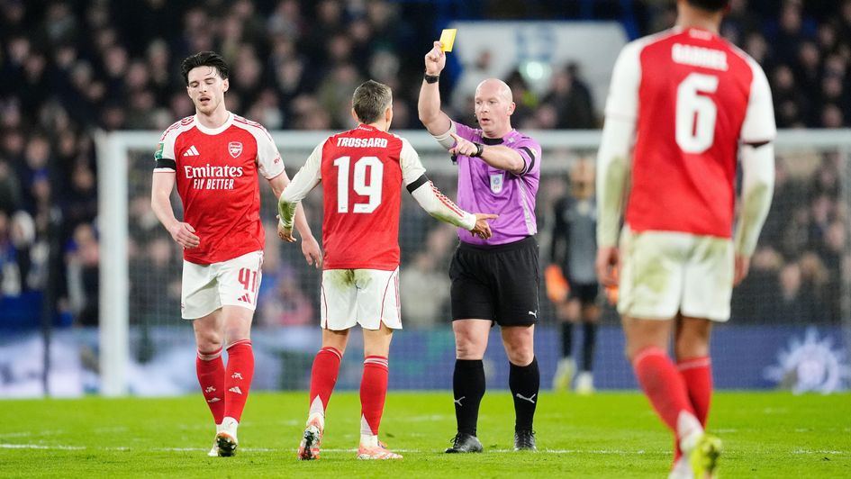 Arsenal see more cards in away matches