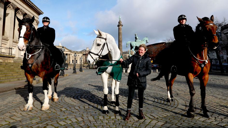 Neptune Collonges at the National weights launch (Great British Racing)