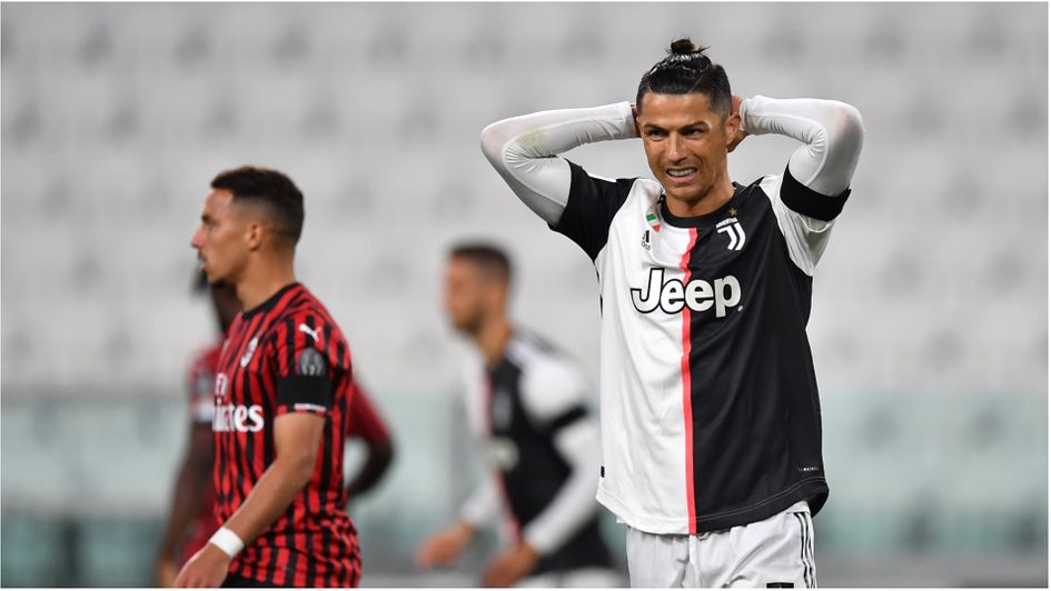 Cristiano Ronaldo missed a penalty but Juventus still went through to the Coppa Italia final