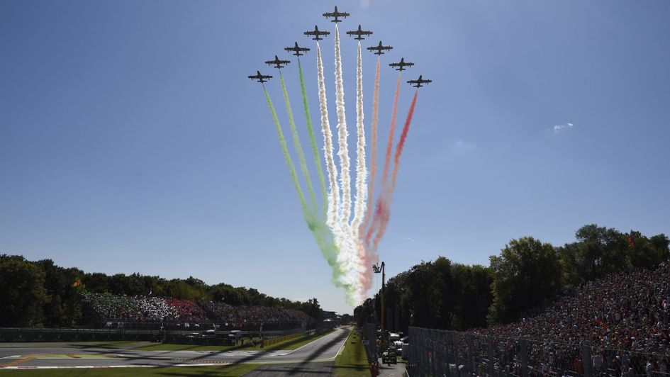 The Italian Grand Prix takes place at Monza