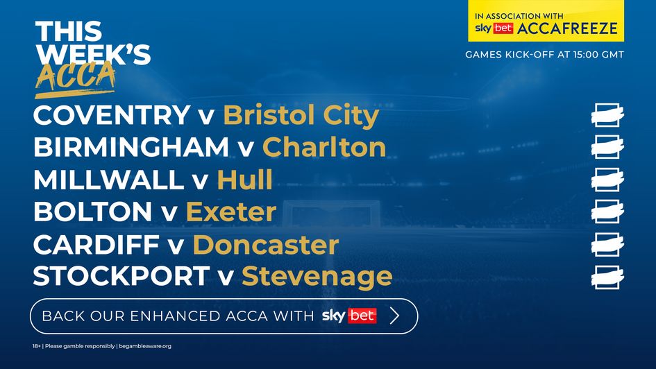 CLICK HERE to back our 33/1 acca!