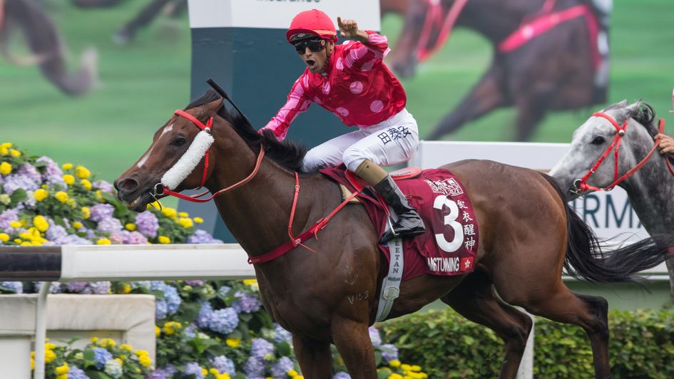 Jockey Karis Teetan riding Mr Stunning to victory