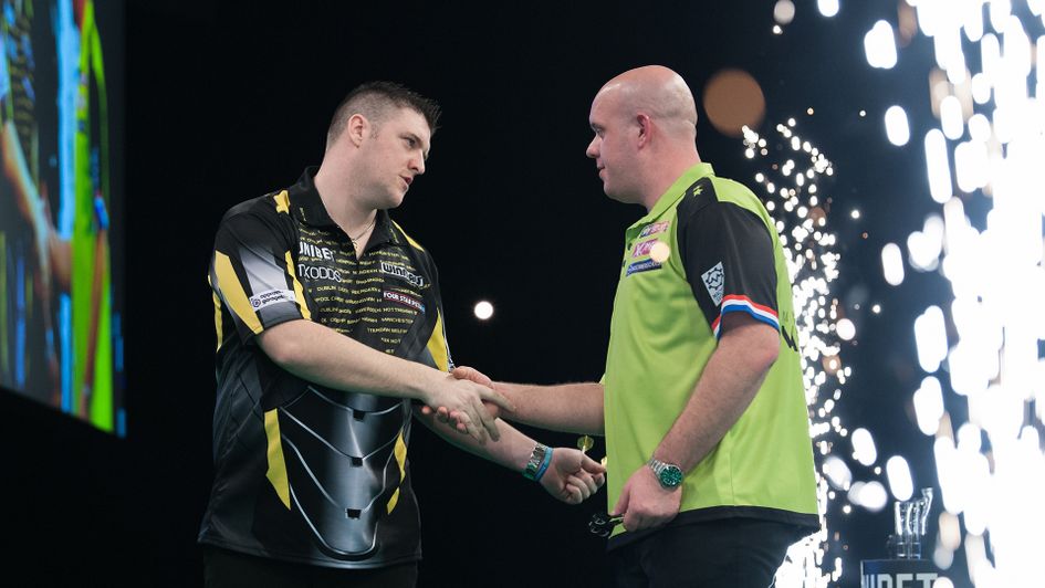 Daryl Gurney defeated Michael van Gerwen (Picture: Kelly Deckers/PDC)