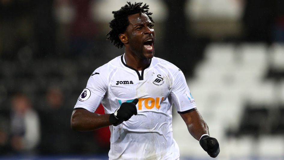 Wilfried Bony celebrates