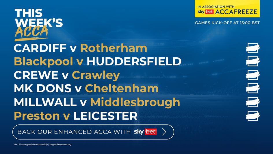 CLICK HERE to back our 60/1 sixfold!