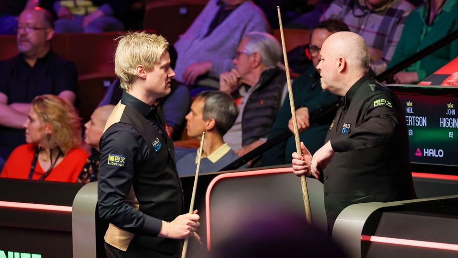 Neil Robertson and John Higgins