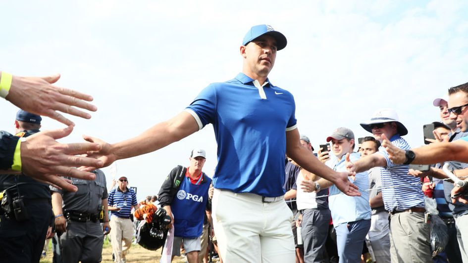Brooks Koepka has opened up a huge lead at Bethpage