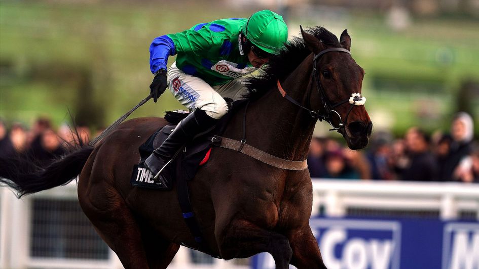 Ginny's Destiny defies top-weight in the Timeform Novices' Handicap CHase