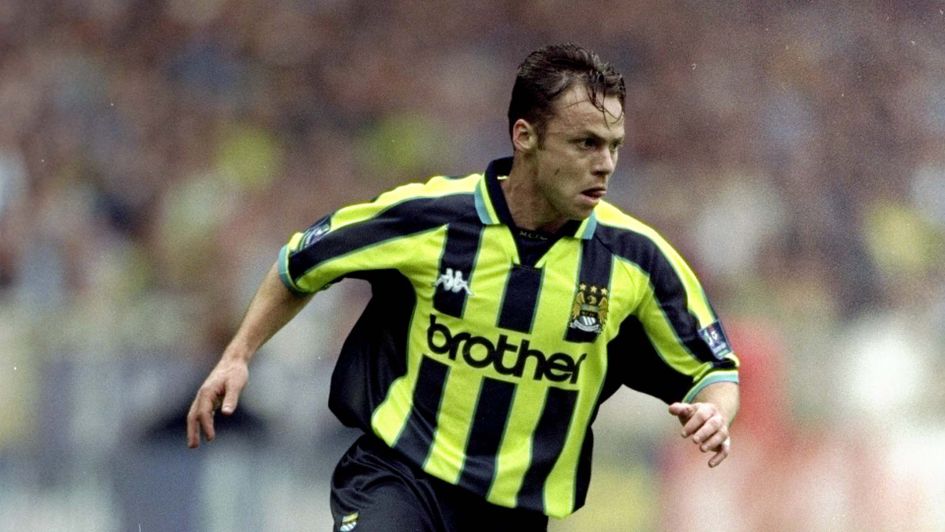 Paul Dickov in action for Manchester City in 1999 play-off final