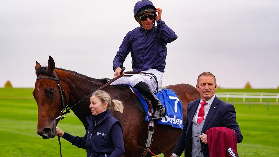 The hugely imposing Pierre Bonnard after winning the Zetland Stakes