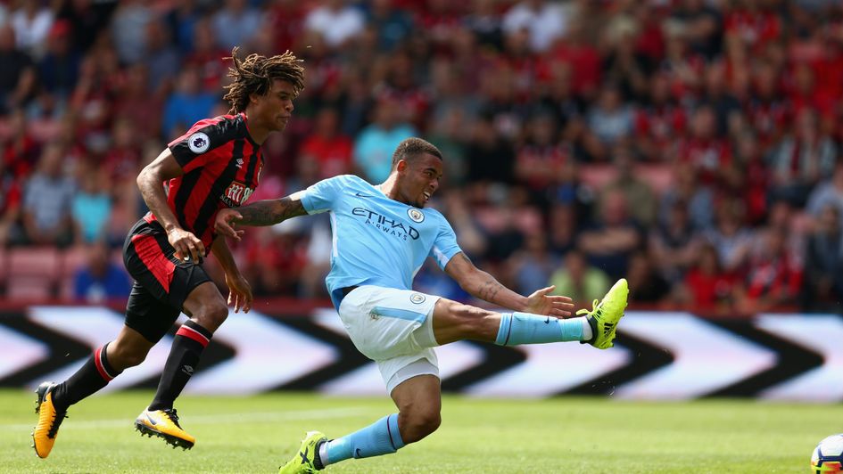 Gabriel Jesus makes it 1-1 at Bournemouth