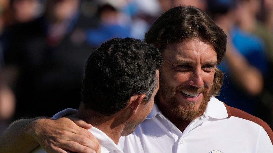 Rory McIlroy and Tommy Fleetwood