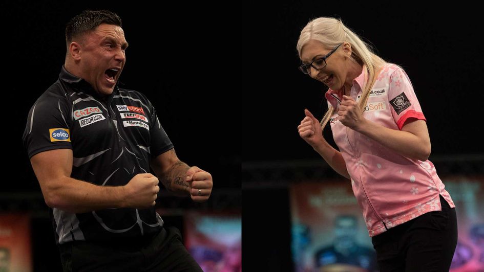 Gerwyn Price and Fallon Sherrock are in the same quarter of the World Championship draw