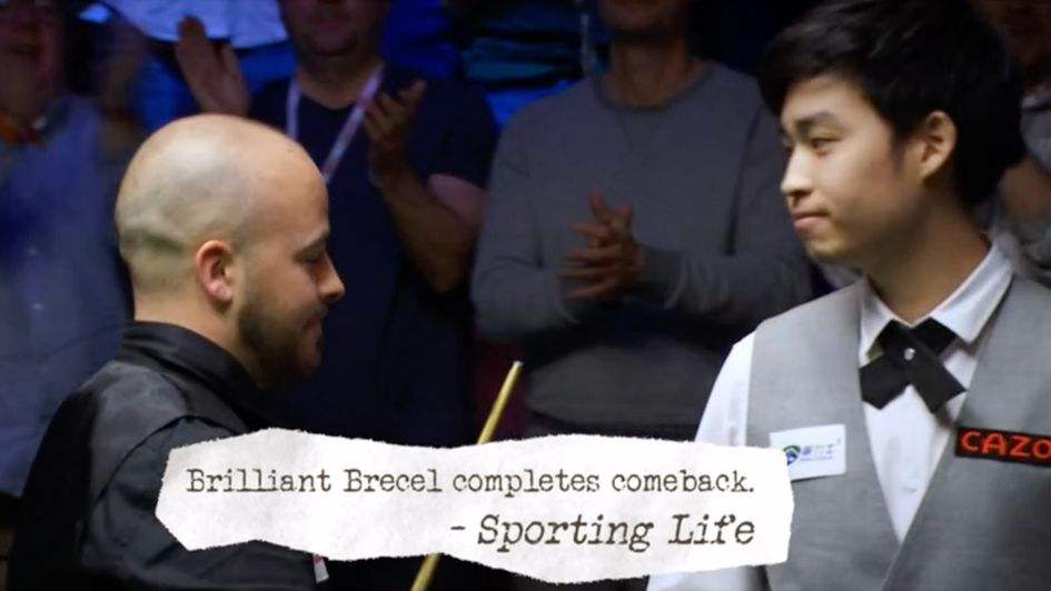 Luca Brecel and Si Jiahui produced the match of the World Championship