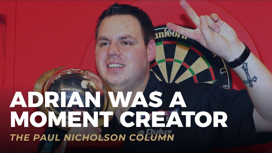 Adrian Lewis is the subject of this week's column