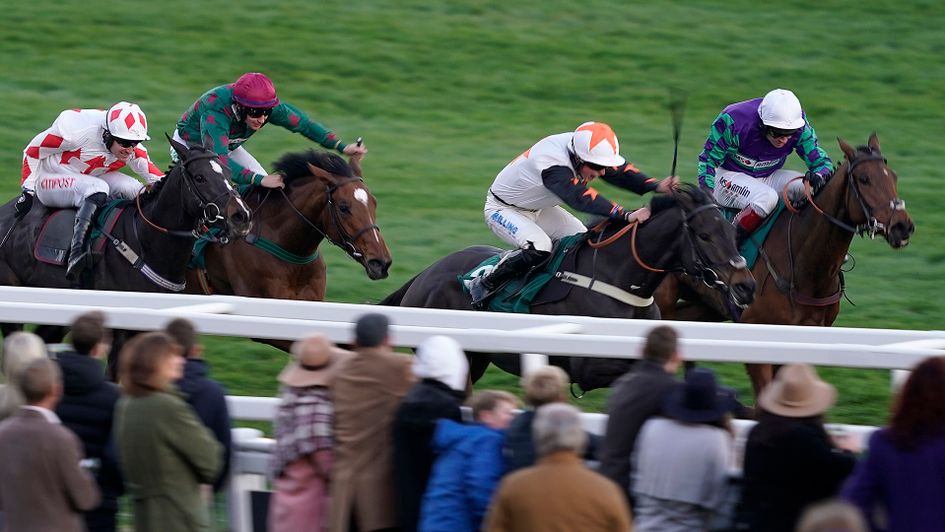 Master Debonair (black, white and orange silks)