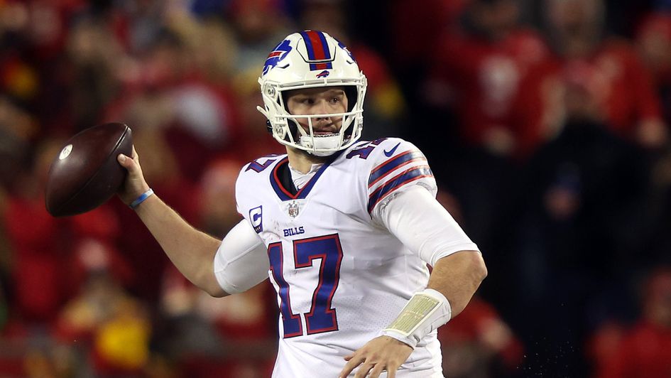 Buffalo Bills quarterback Josh Allen is a front runner in the 2022 NFL MVP race