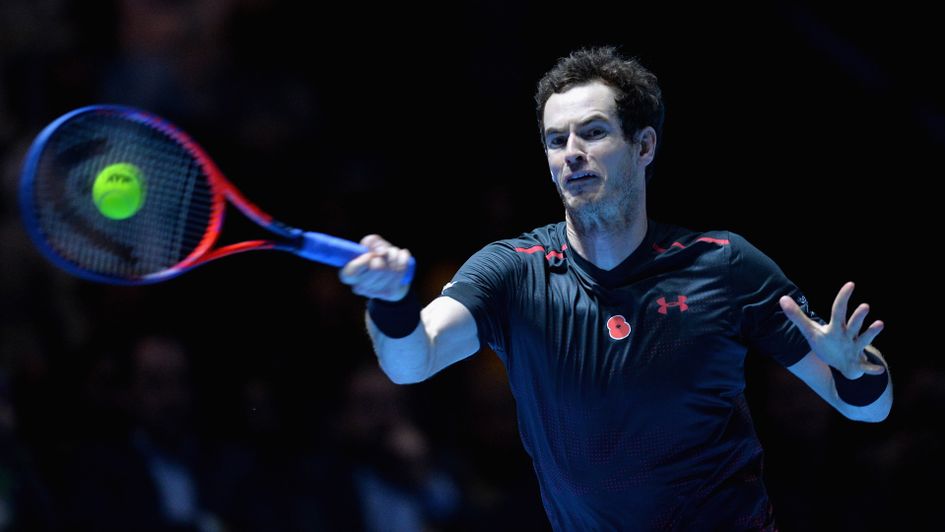 Andy Murray: Returned to action in Glasgow - and looked good, according to Federer