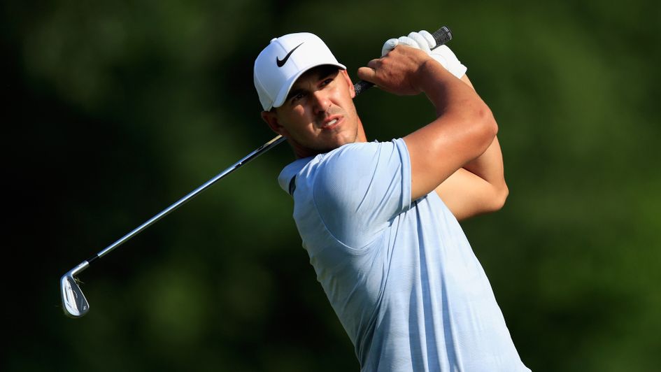 Brooks Koepka is out in front at Bellerive