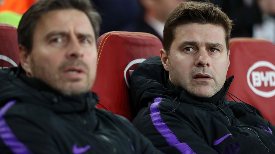 Mauricio Pochettino (right): Focused on Tottenham