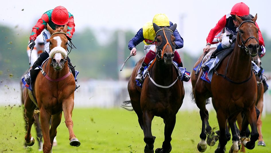 Croupier (far right) dug deep close home