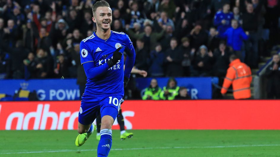 James Maddison bounces back from his red card by scoring for Leicester against Watford