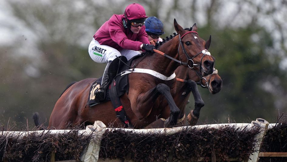 Palladium ridden by Nico de Boinville on their way to winning at Huntingdon