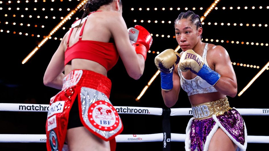 Alycia Baumgardner on the offensive