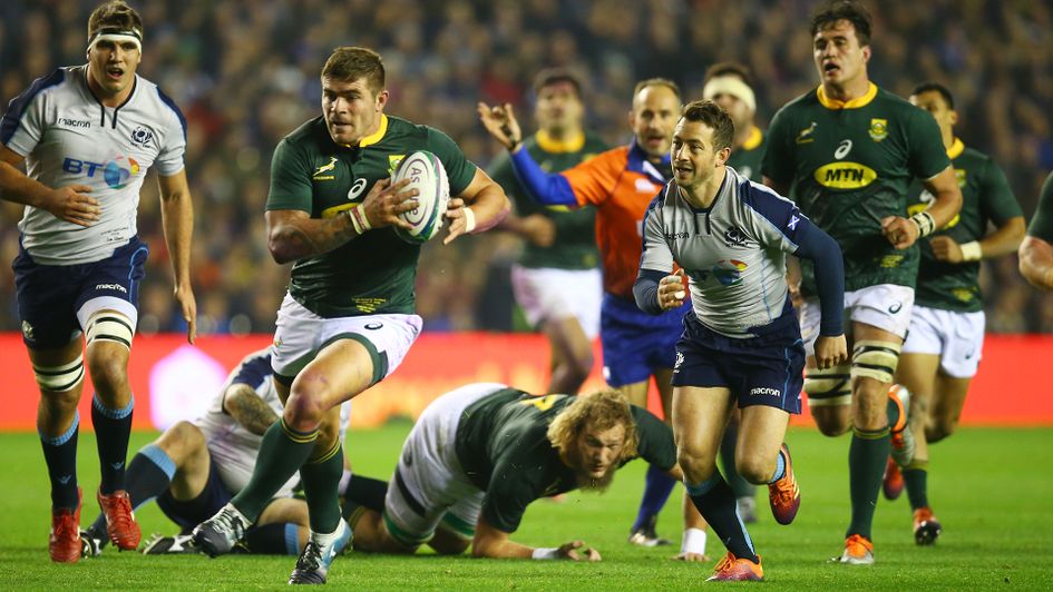 South Africa go on the attack