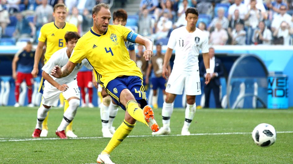 Andreas Granqvist scores for Sweden