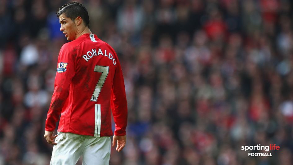 Cristiano Ronaldo during his Manchester United playing days