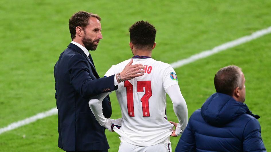 Jadon Sancho has struggled for minutes at Euro 2020