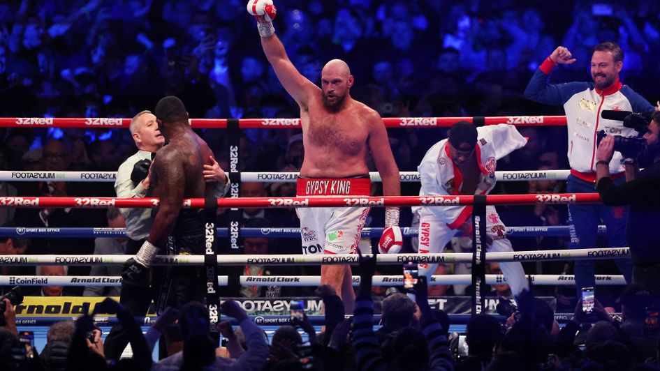 Tyson Fury knocked out Dillian Whyte