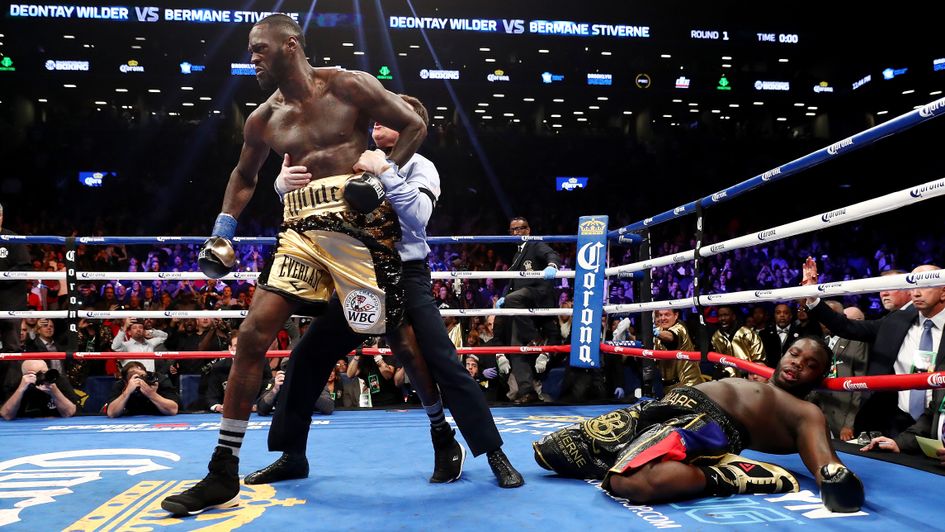 Deontay Wilder stopped Bermane Stiverne in the opening round
