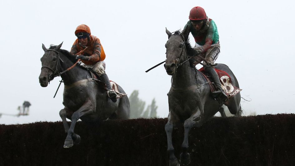 The Conditional (right) on his way to Cheltenham victory