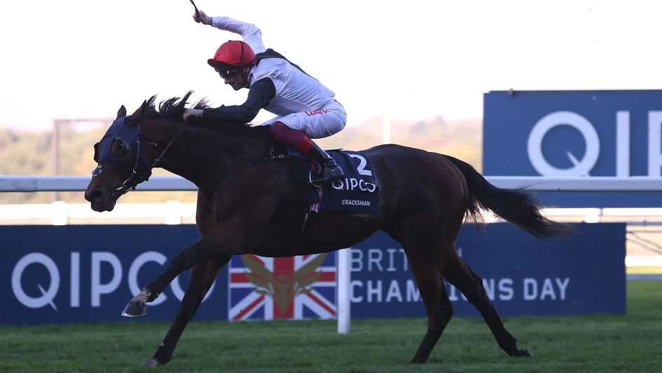 Frankie Dettori and Cracksman on their way to more Champion Stakes success