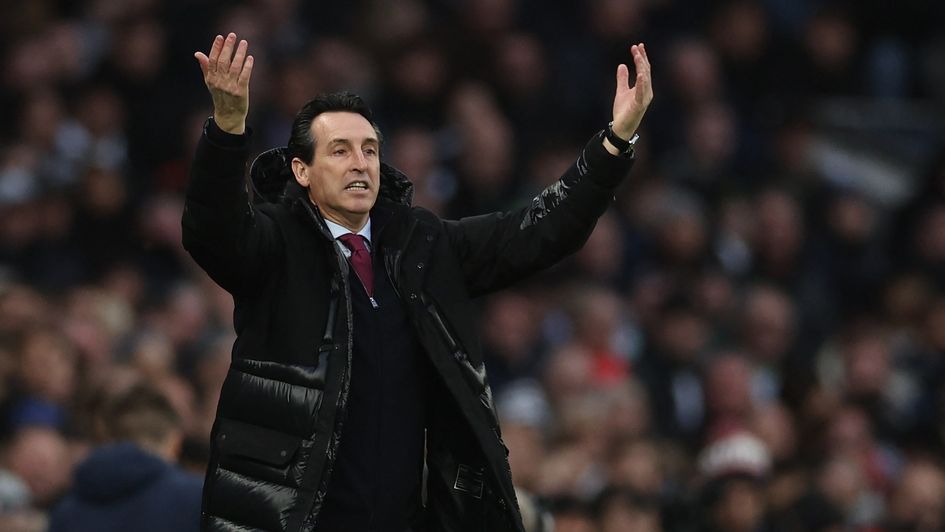 Aston Villa boss Unai Emery