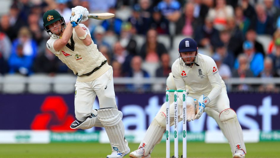 Steve Smith in action at Old Trafford