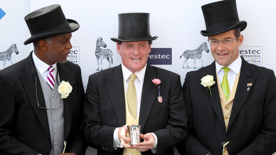 A special moment for Richard Hannon - his 1000th winner