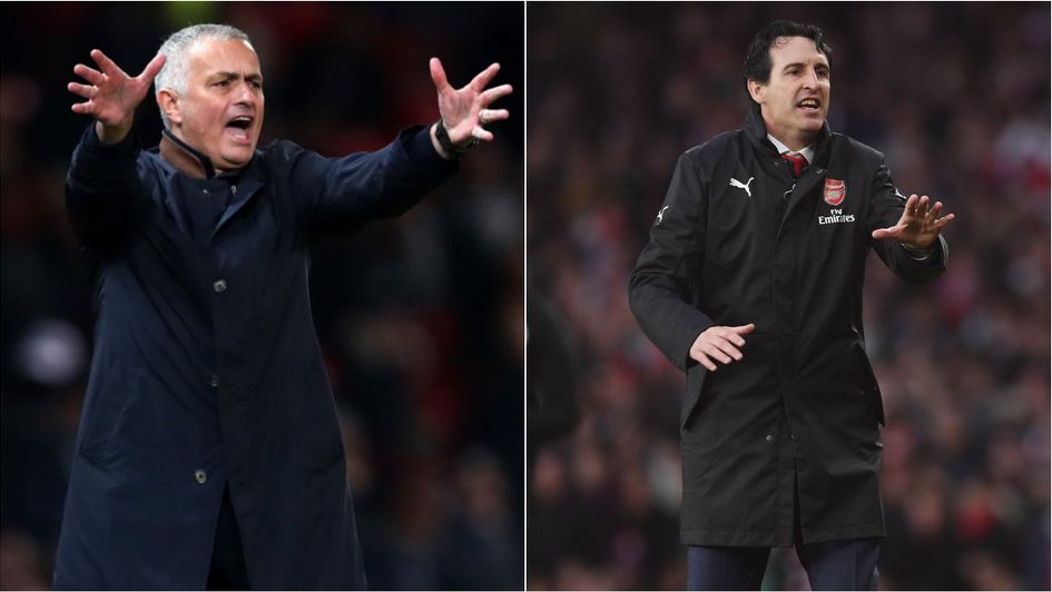 Mourinho and Emery face off for the first time in the Premier League